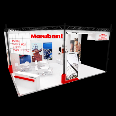 MARUBENI_通信展展台设计